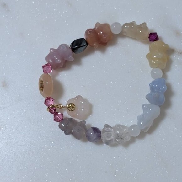 Multiple Quartz One-of-a-Kind Energy Healing Bracelet - Picture 5 of 8